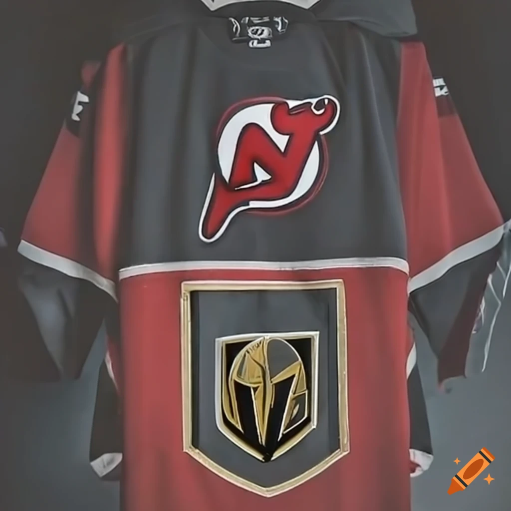 Partnership between vegas golden knights and new jersey devils on Craiyon