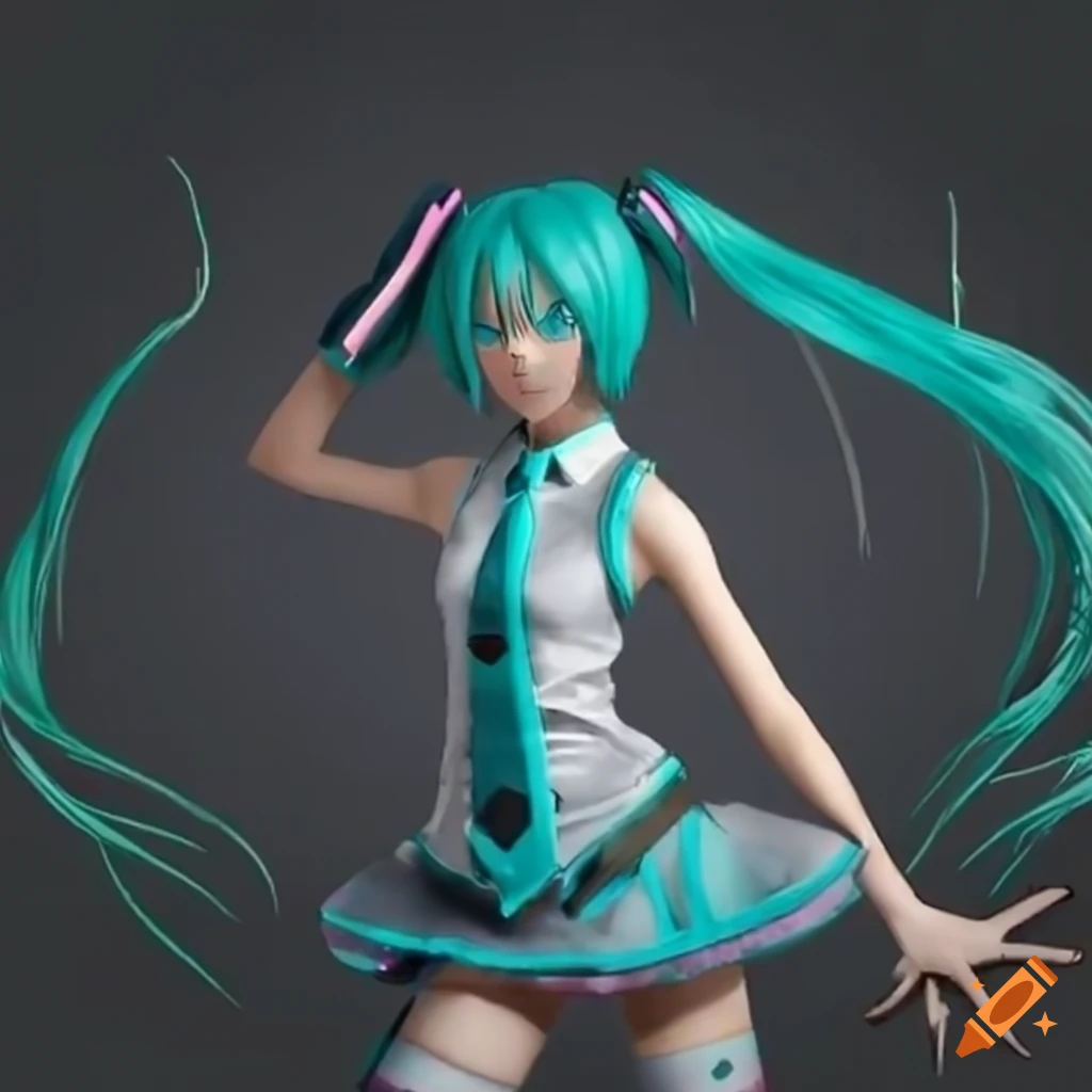 Artwork Of A Fusion Between Hatsune Miku And Wolverine