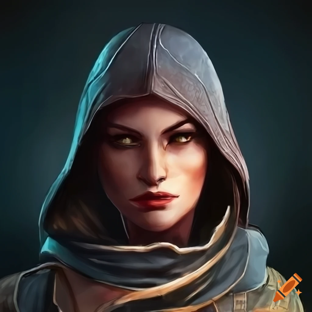 Portrait of nehal from assassin's creed mirage