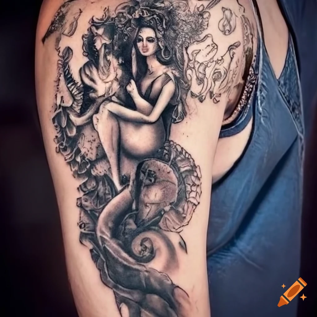Artist Platinum Tattoo Designs - Galaxy and lord Bramha⚛🕉(creator god in  Hinduism) forearm tattoo design💪😎 #dm #fallow @seanill  @artistplatinumtattoodesigns #lord #god #tattoo #tattoos #ink #inked  #tattooed #tattooartist #tattooart #tattoolife ...