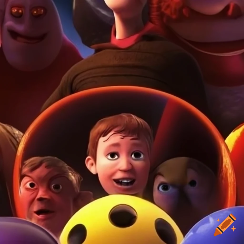 Disney pixar movie posters with titles on Craiyon