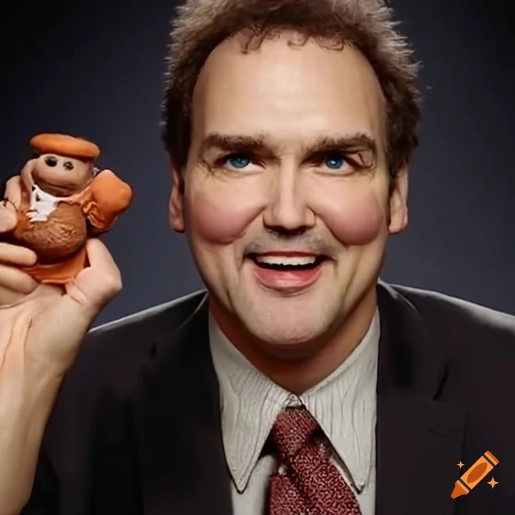 Claymation version of norm macdonald on craiyon
