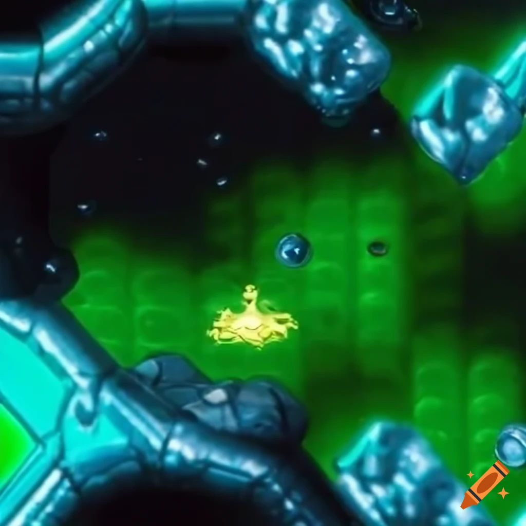 tiles from a 2D Metroid game