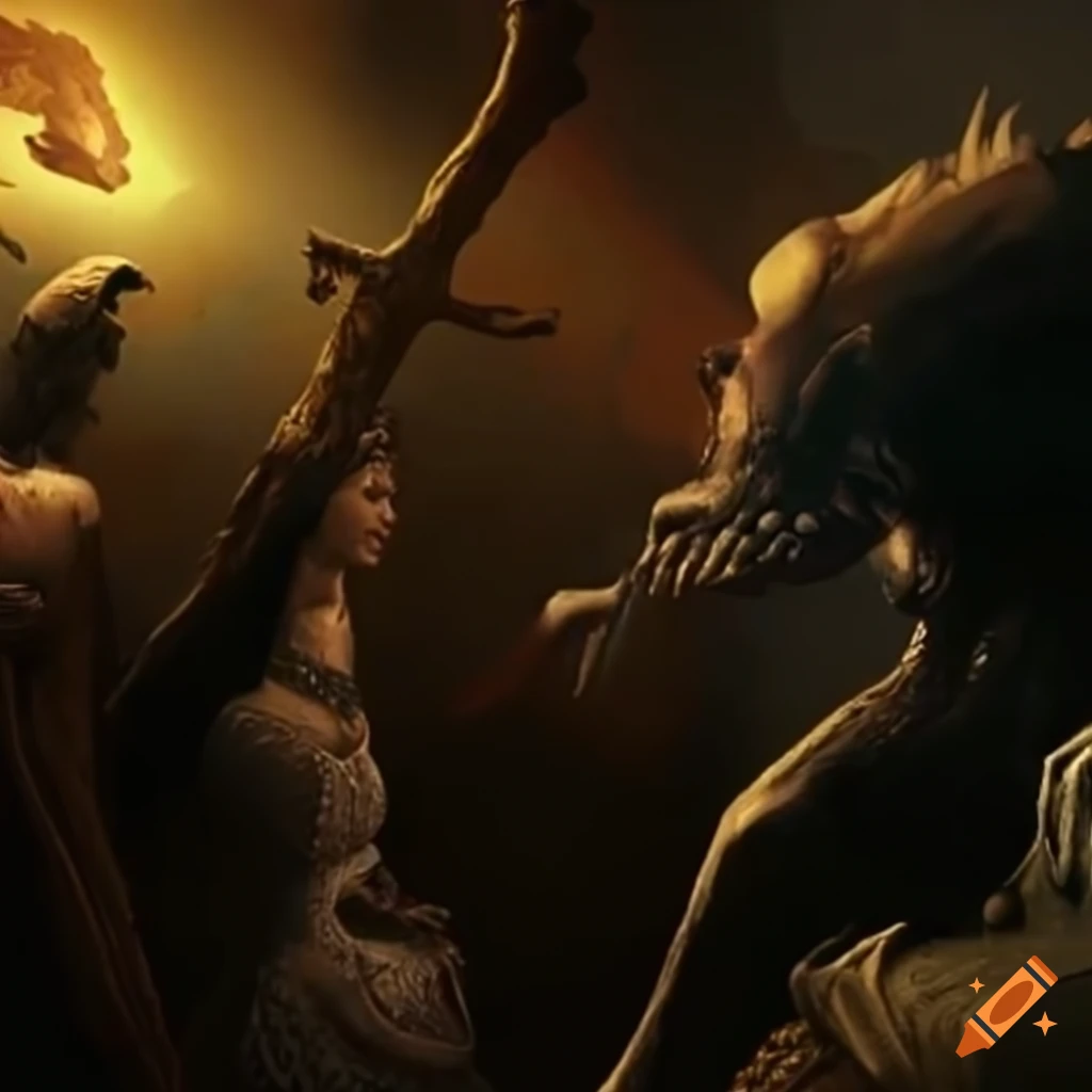 Concept art of a distinctive virtual realm