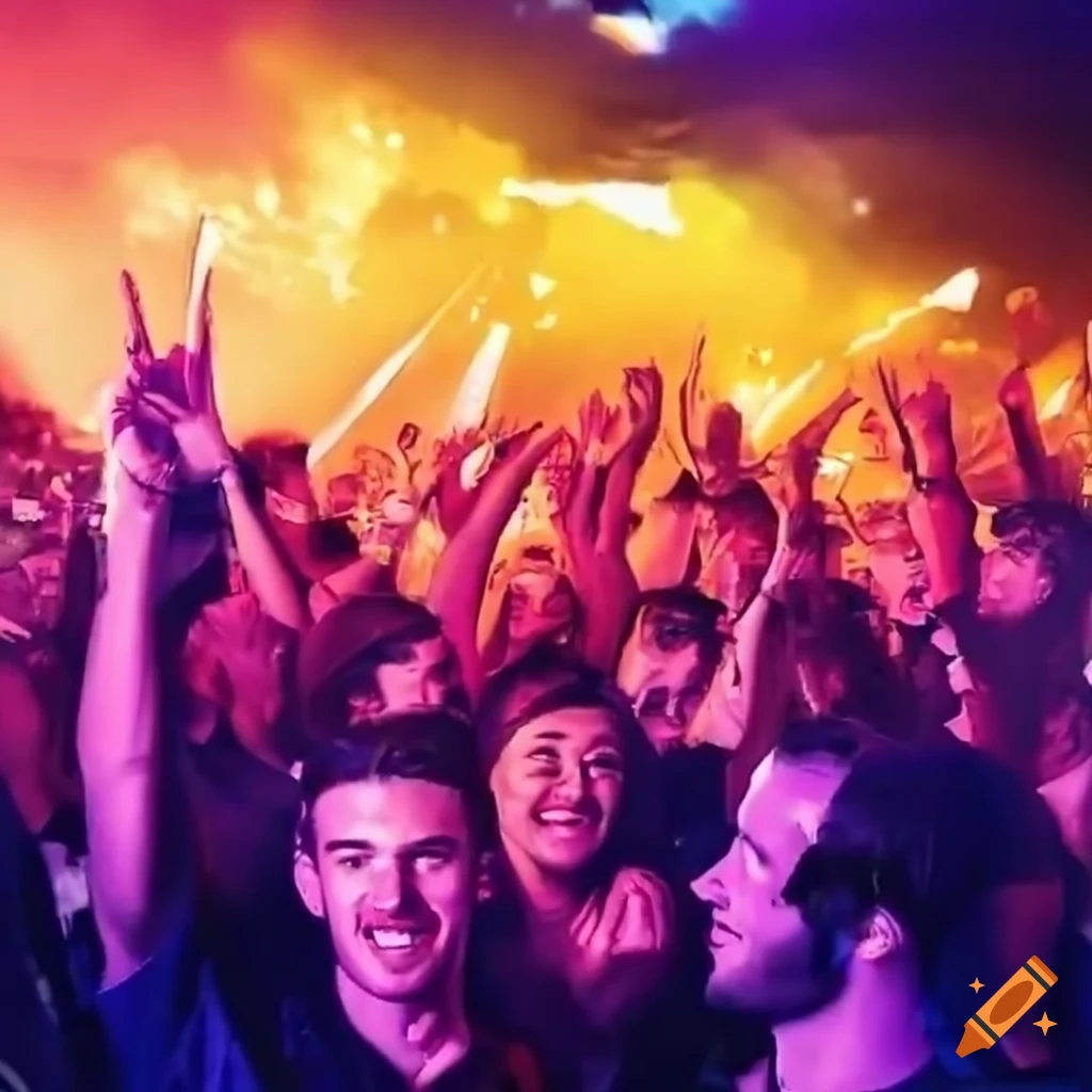 Vibrant Party With Friends On Craiyon
