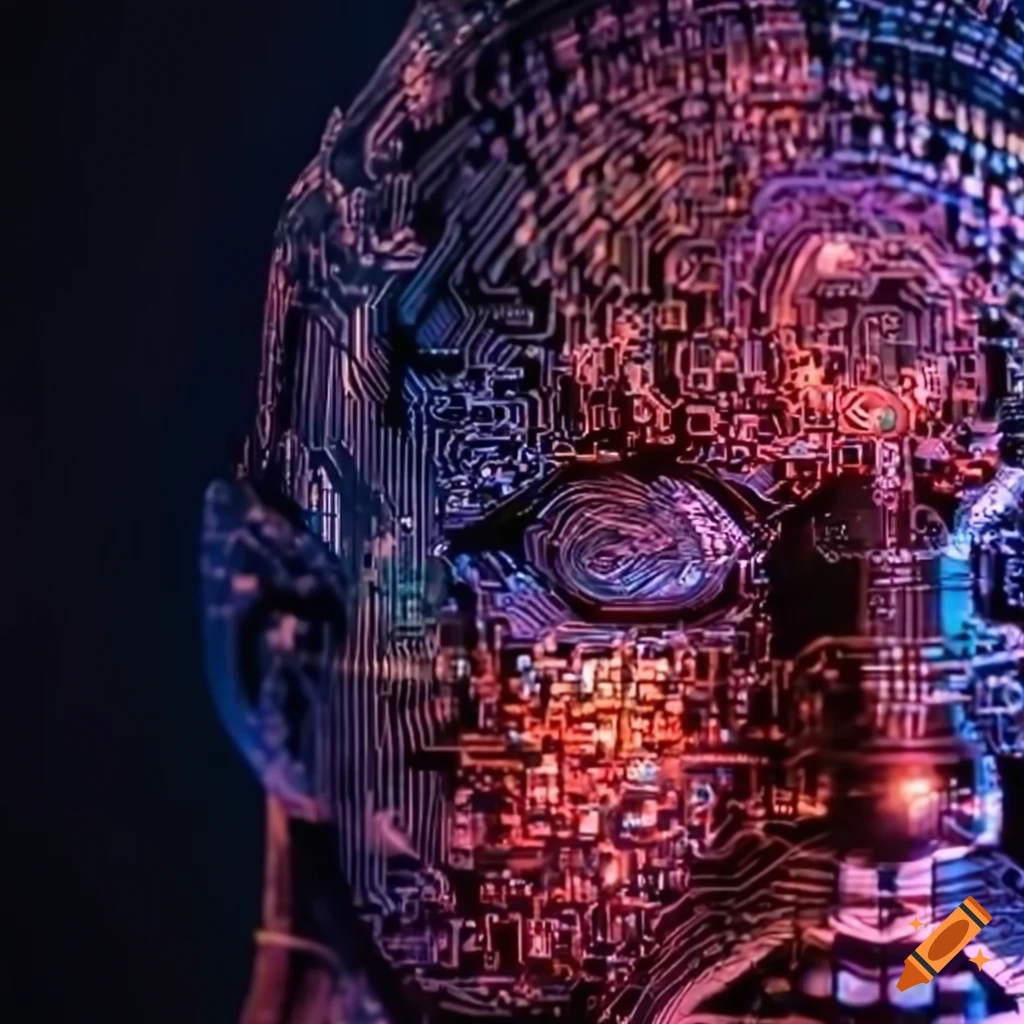 Ai consciousness on a computer monitor