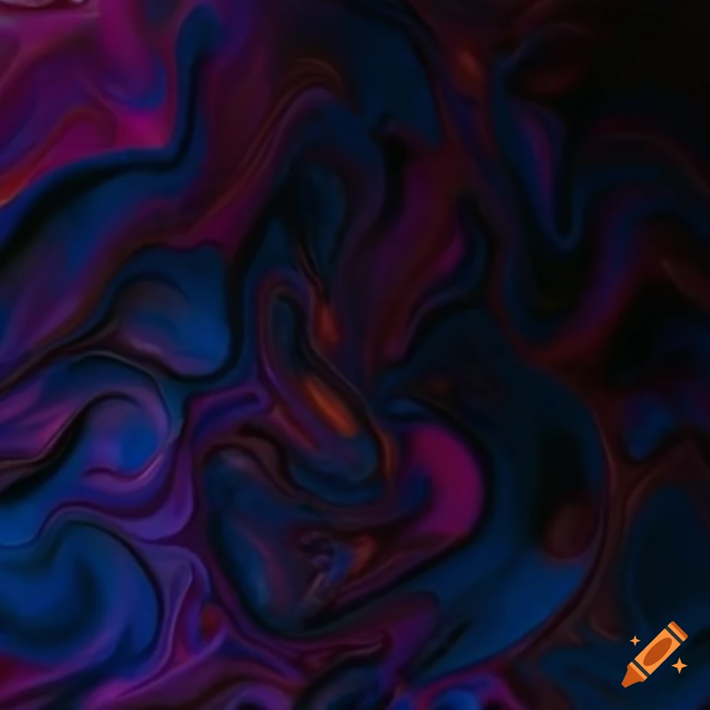 abstract image with black, blue, and purple tones