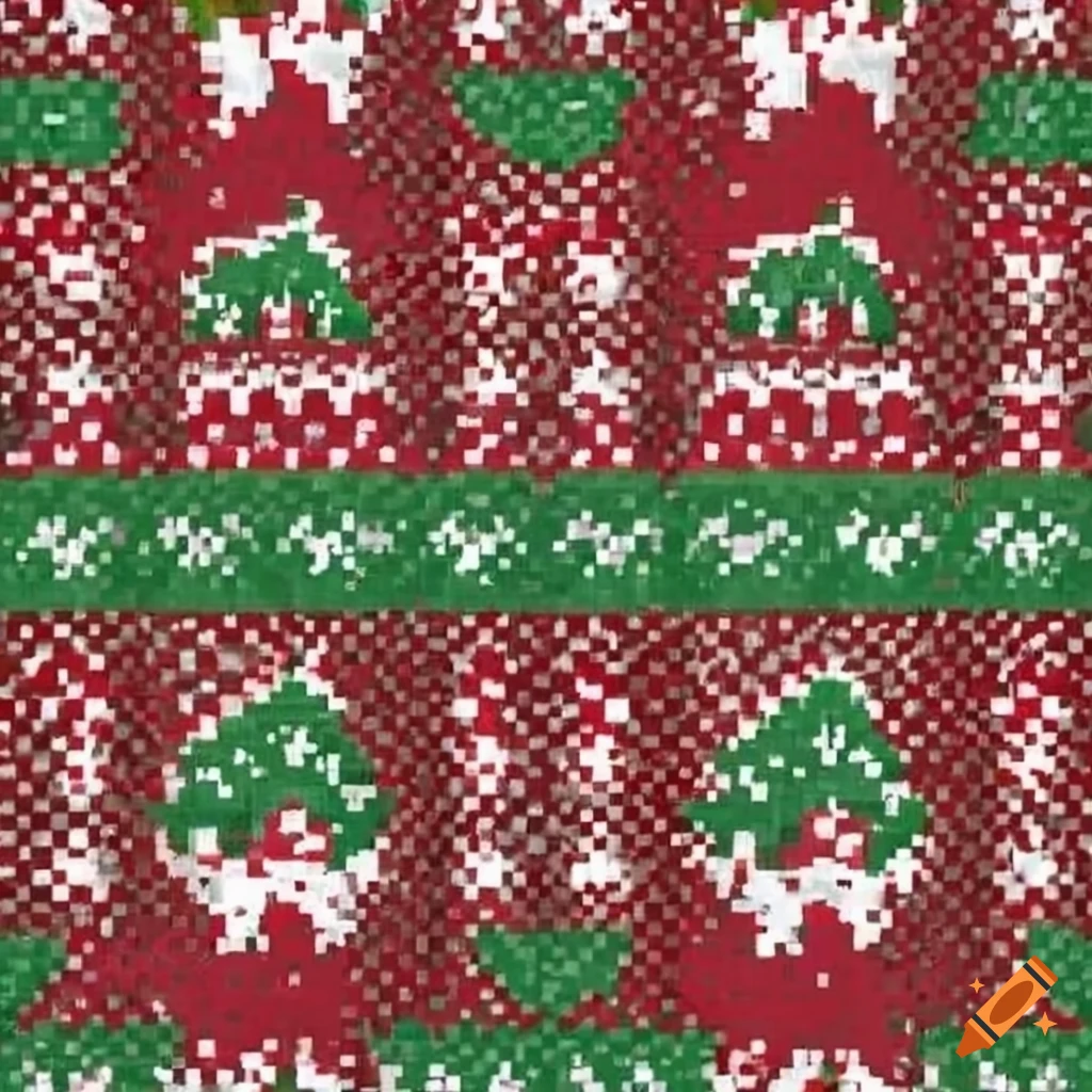 Christmas sweater with unique pattern on Craiyon