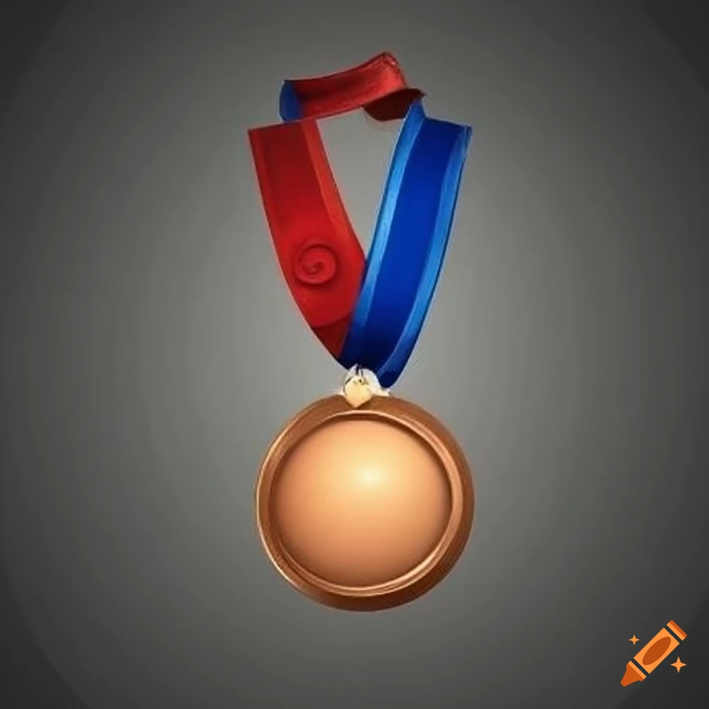 Bronze medal with berry icon