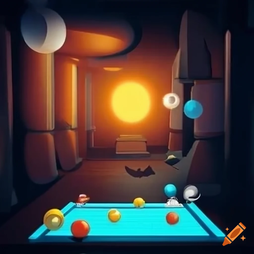 Screenshot of a basic game on Craiyon