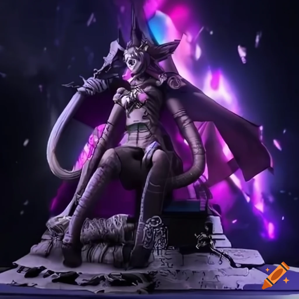 anime character with psychic tandem war elephant