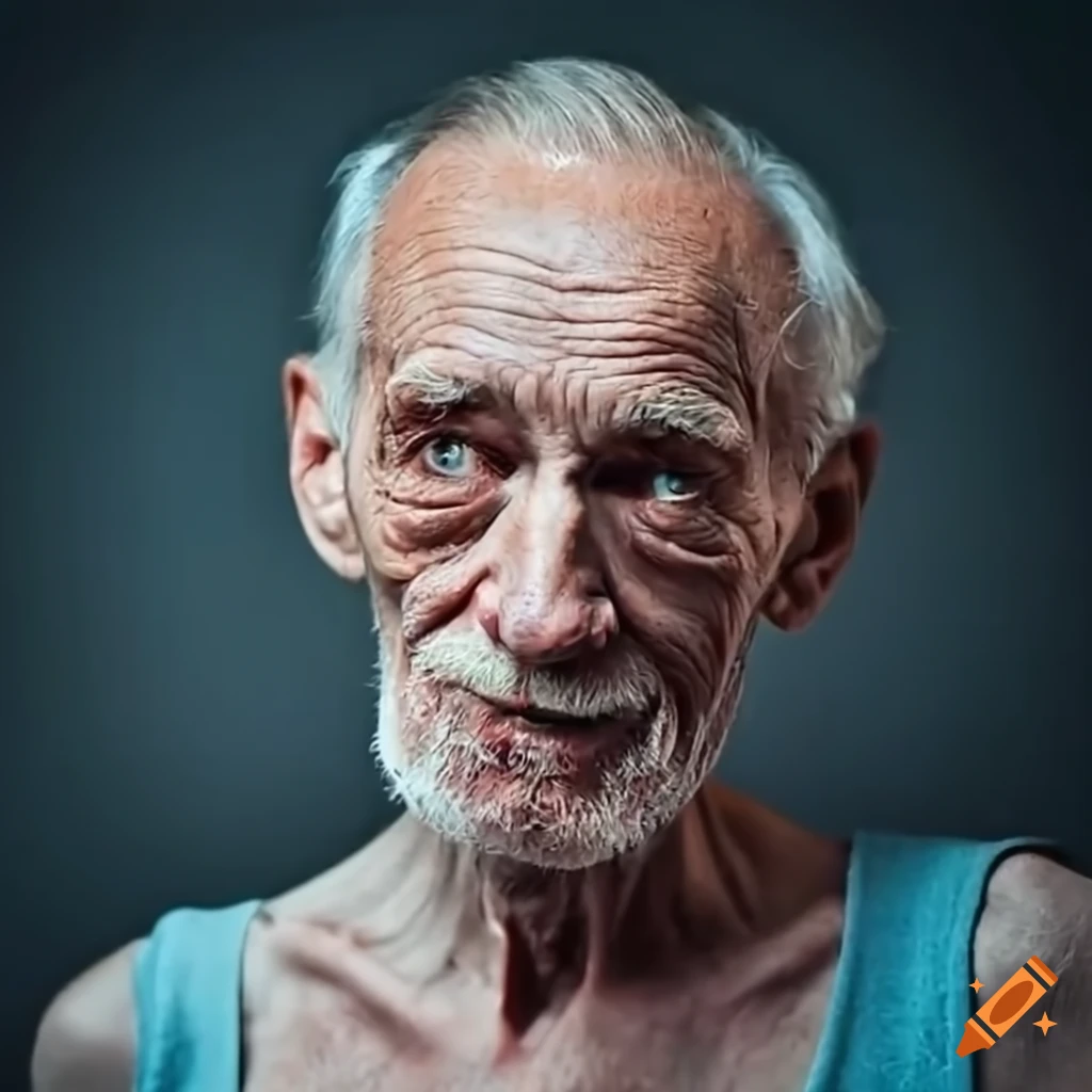 Image Of A Quirky Elderly Man In Distress On Craiyon image-of-a-quirky-elderly-man-in-distress-on-craiyon