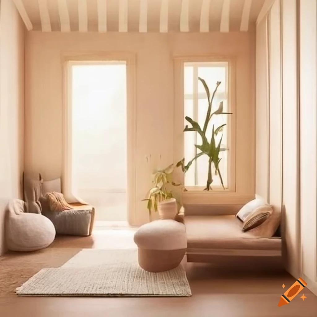 A Serene Yoga Studio with Soft Lighting and Calming Music Created with  Generative AI Stock Illustration - Illustration of retreat, comfortable:  277238262