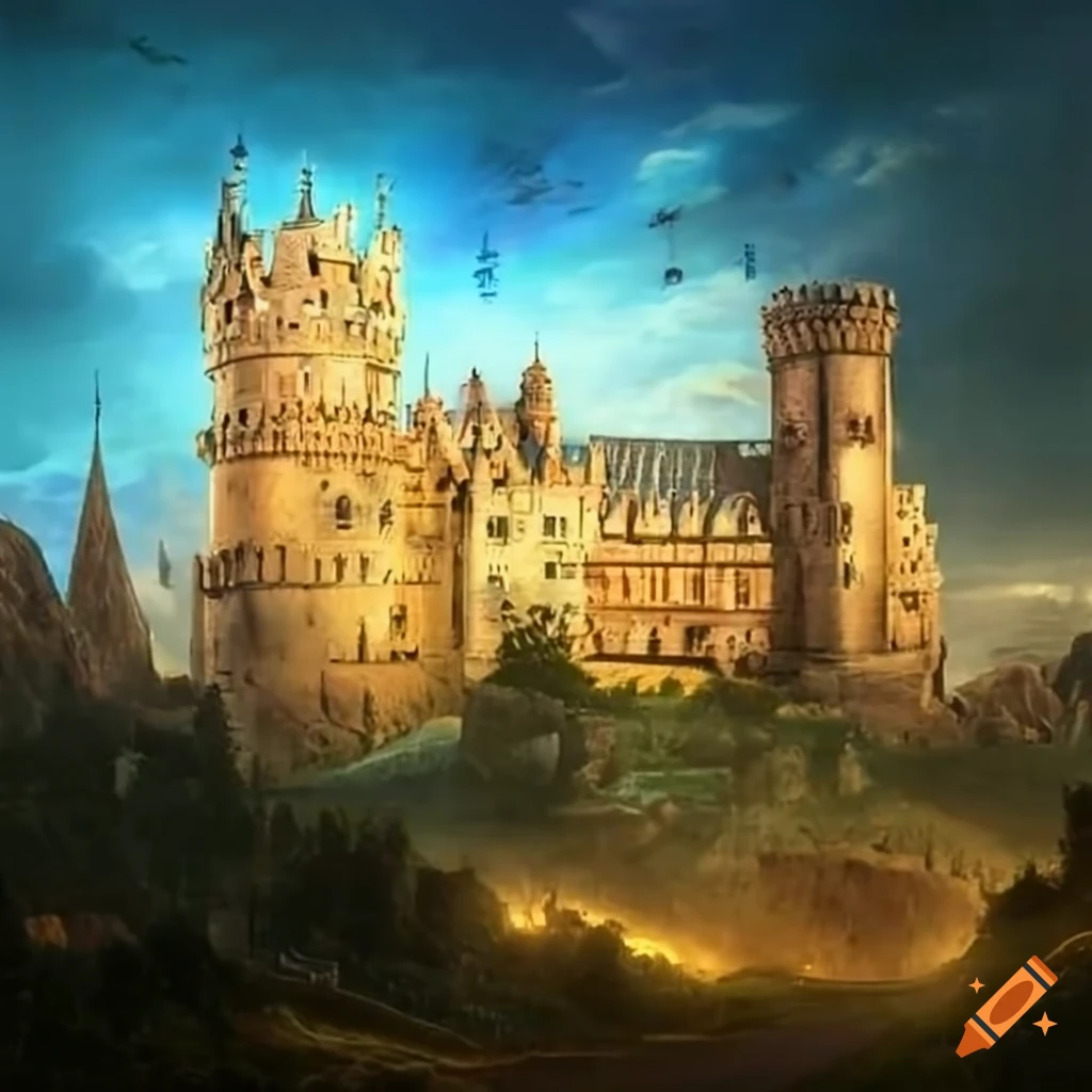 Image of a majestic and prosperous castle