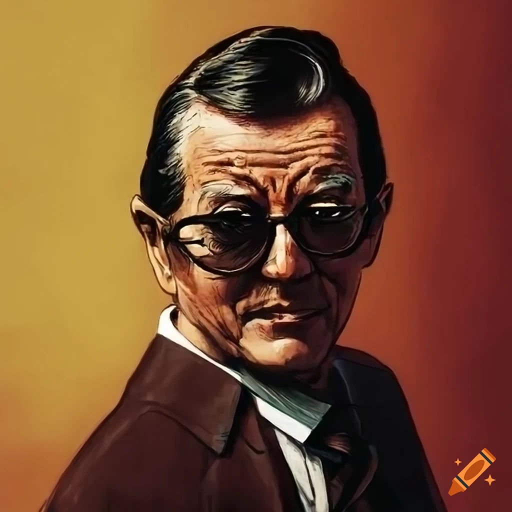 Cover of fabulist noir graphic novel on craiyon