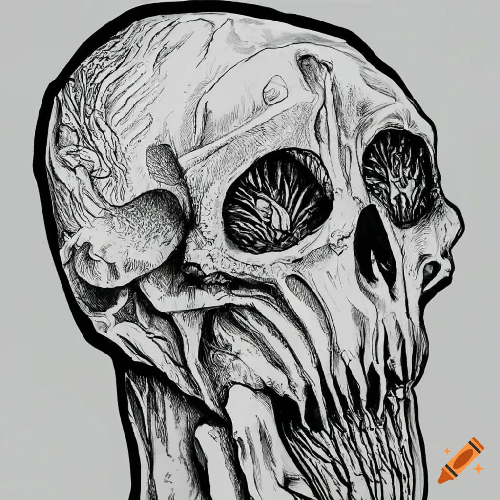 How To Draw Human Skull Step by Step #HumanSkull - YouTube