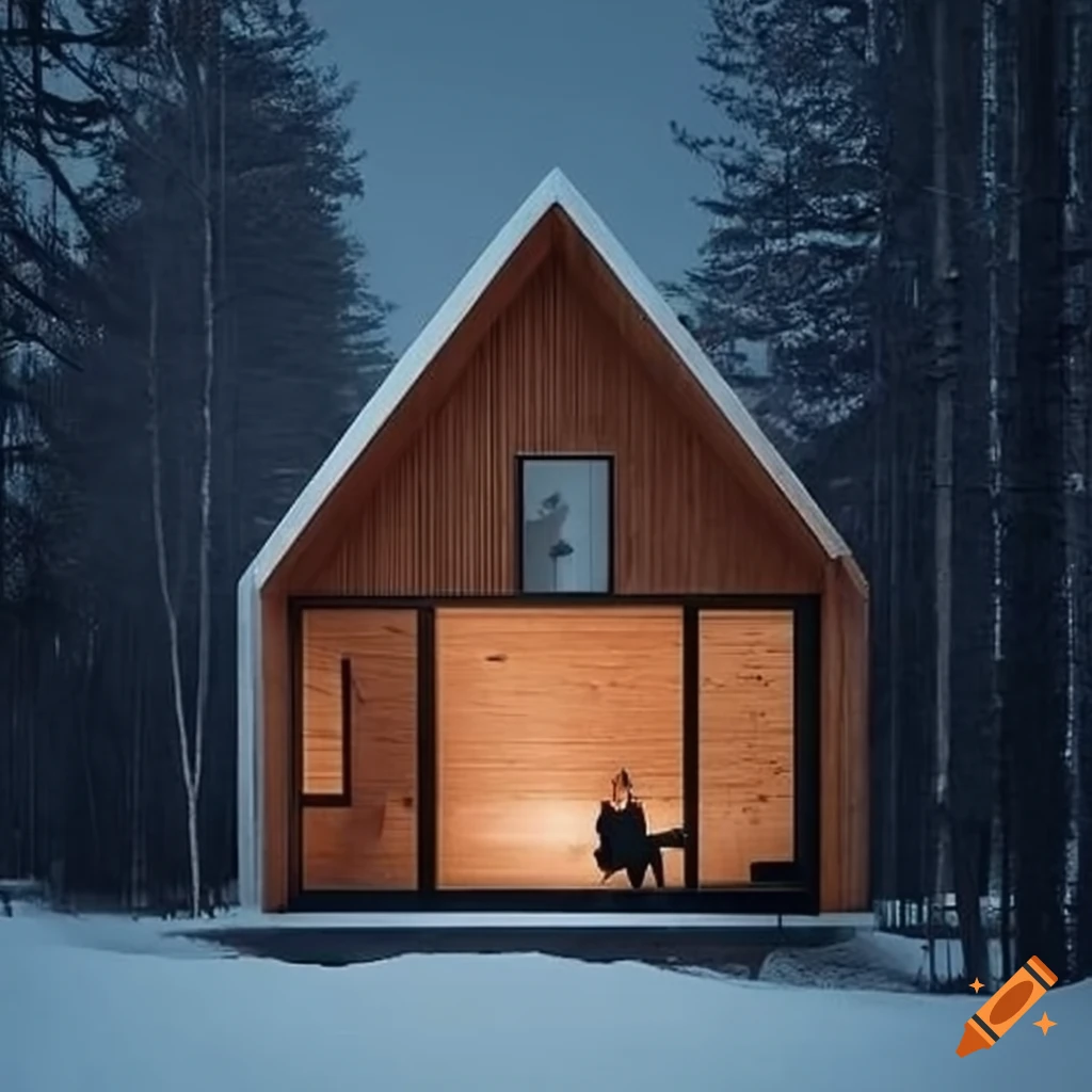 Nordic minimalist cabin architecture