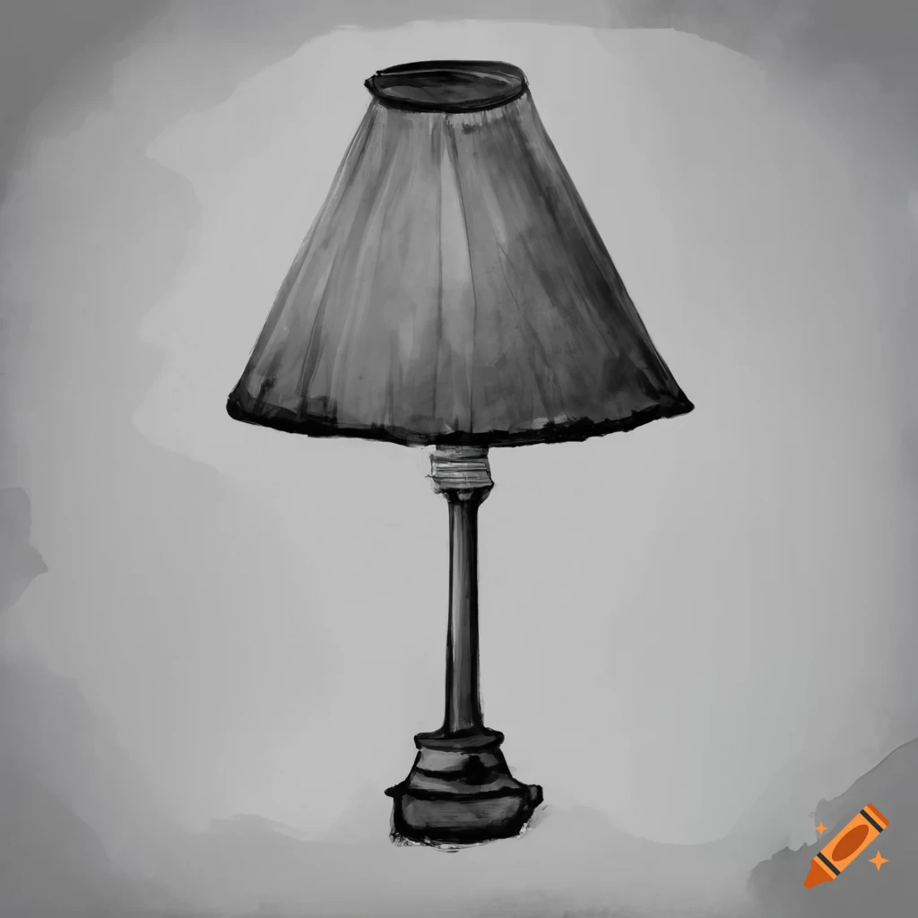 How to Draw a Lamp - Really Easy Drawing Tutorial