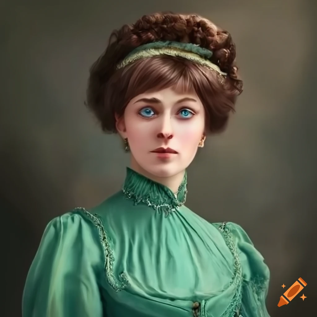 Portrait of a middle-aged victorian lady