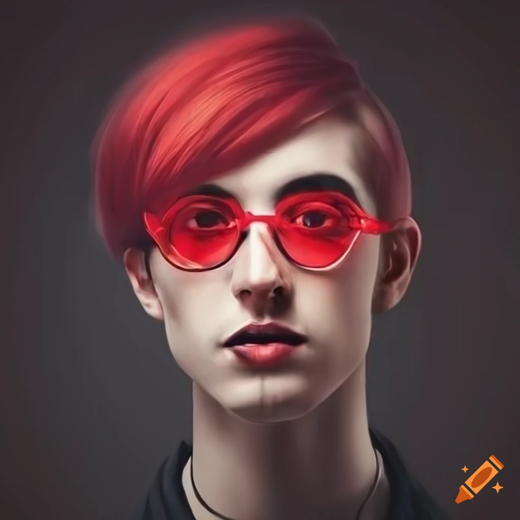 profile picture of a man wearing red glasses