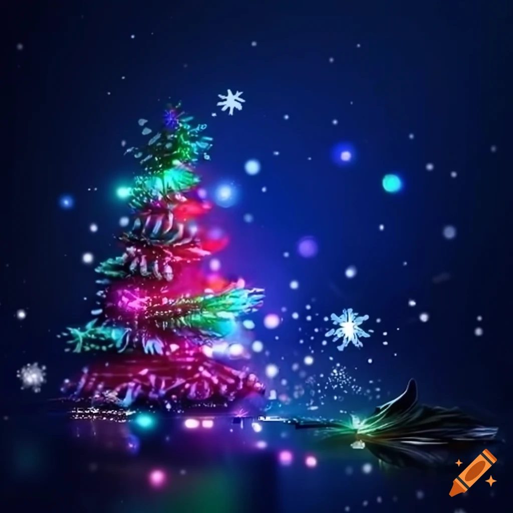 Festive And Futuristic Christmas Card For L pdg