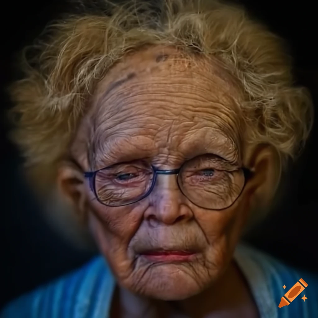 elegant-older-lady-with-white-updo-hair-and-glasses-on-craiyon
