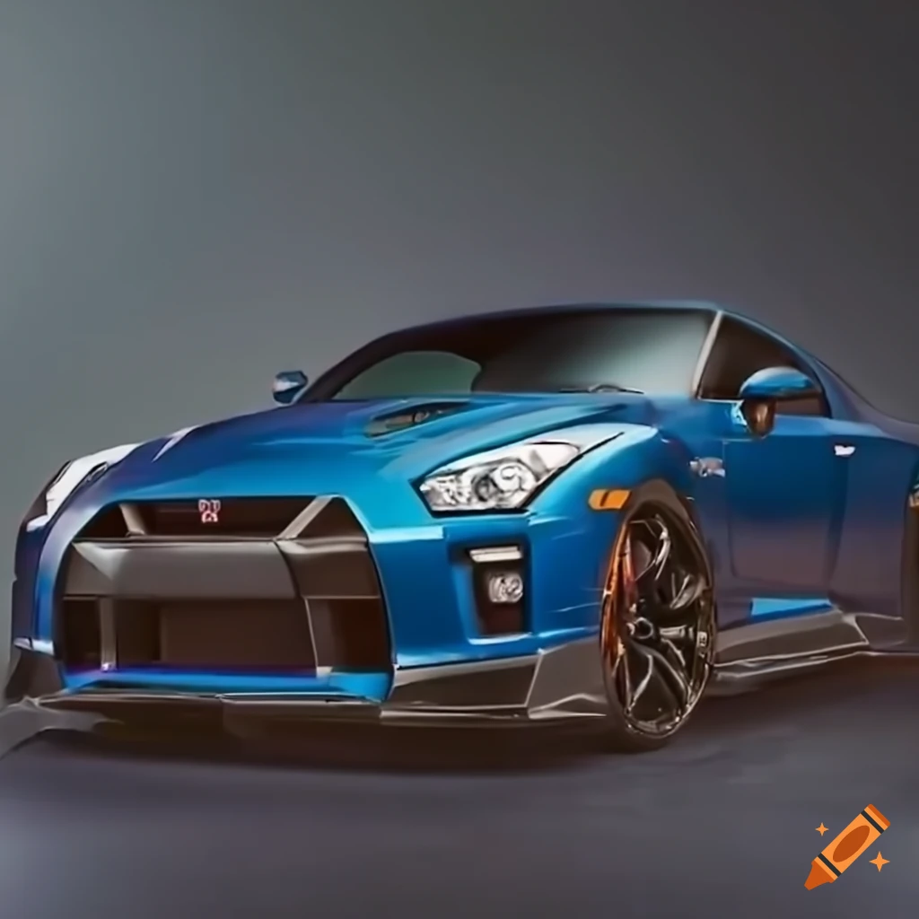 Photorealistic image of the newest nissan gtr