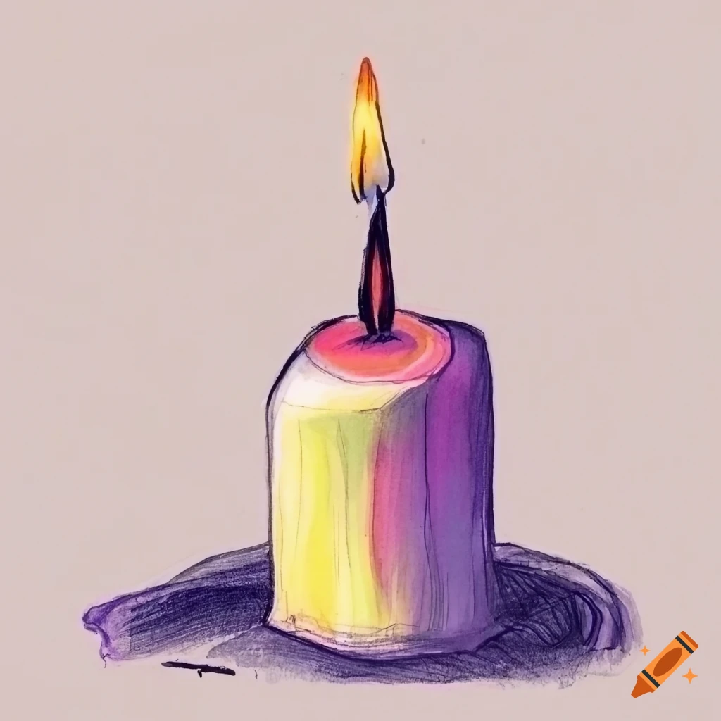 How to Draw a Candle | Design School