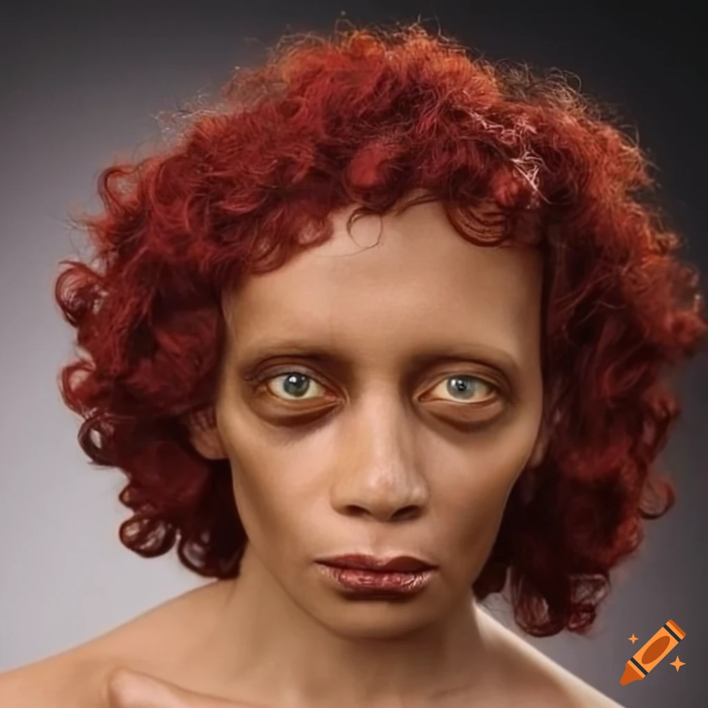 Image Of A Middle Aged Humanoid Alien Woman With Maroon Hair On Craiyon 