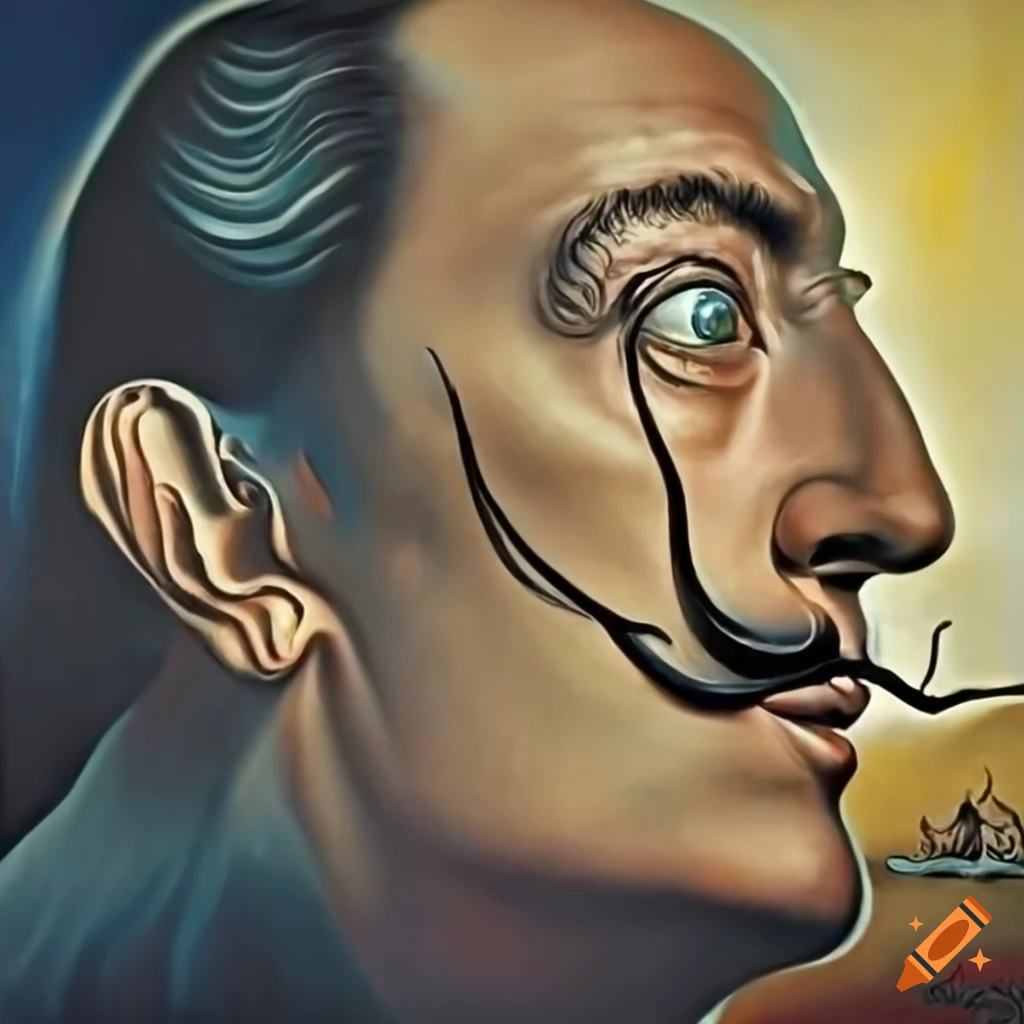 Salvador dali artwork with strong message