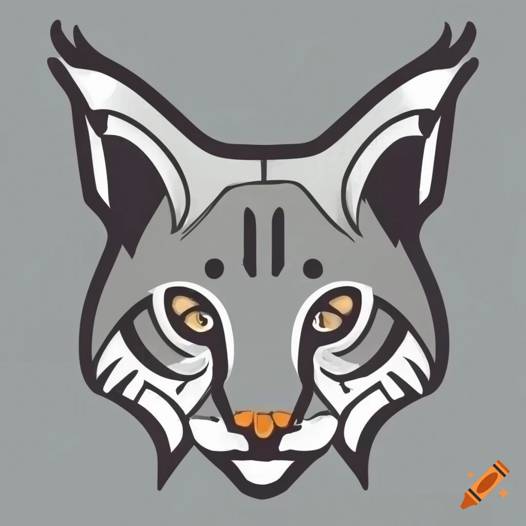 graphic-logo-of-a-lynx-on-craiyon