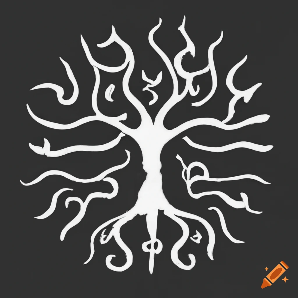 Yggdrasil symbol on Craiyon