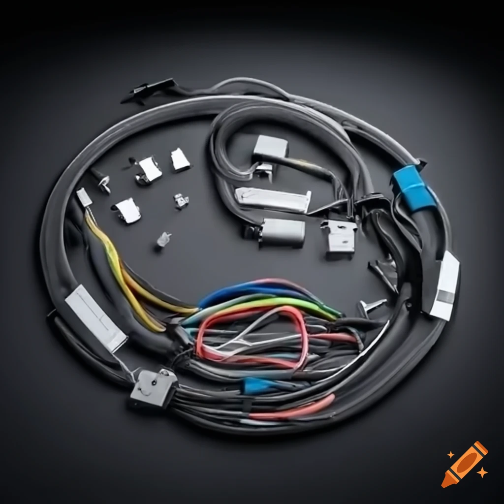 Car stereo harness on Craiyon