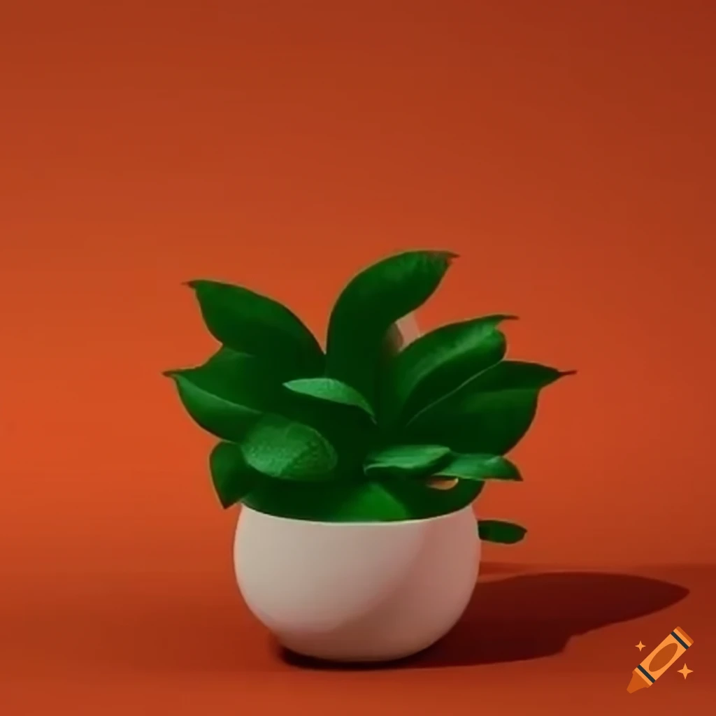 indoor plant in a decorative pot