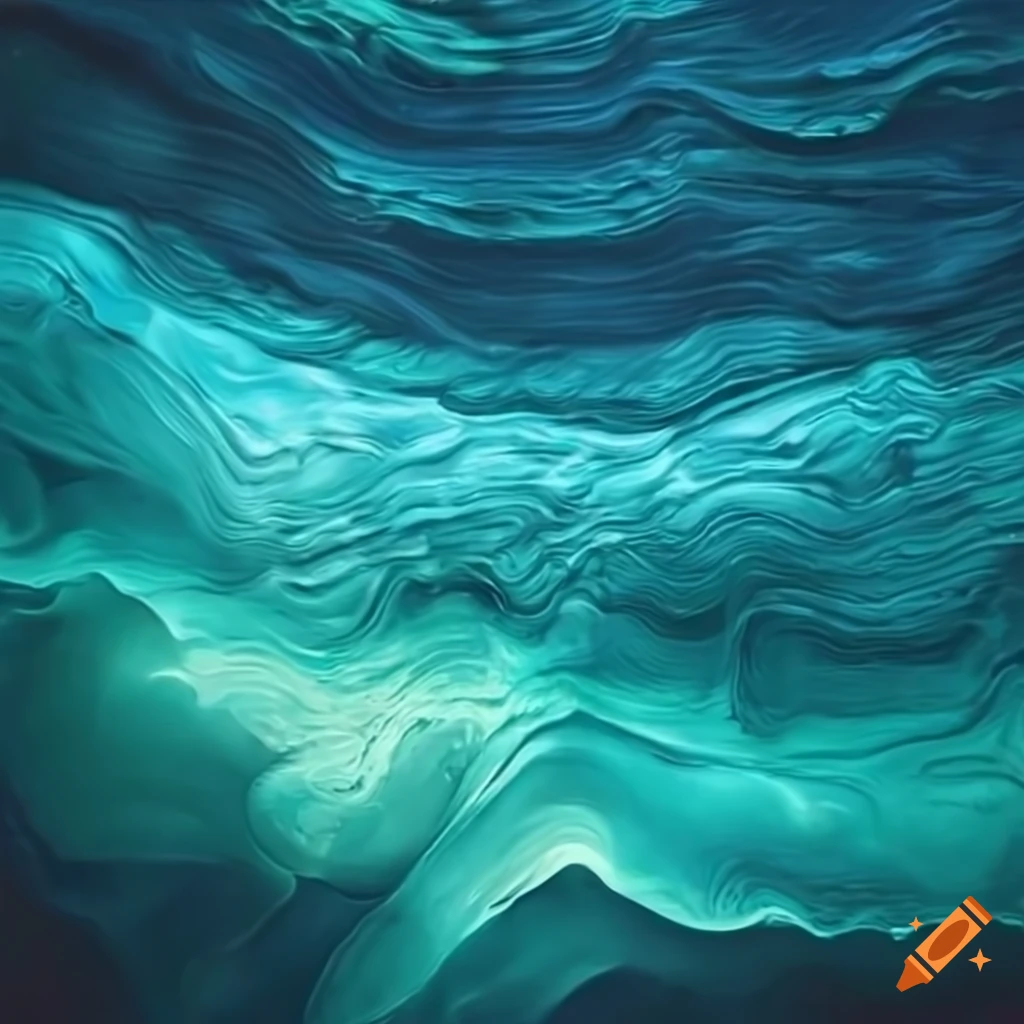 Abstract artwork inspired by the sea on craiyon