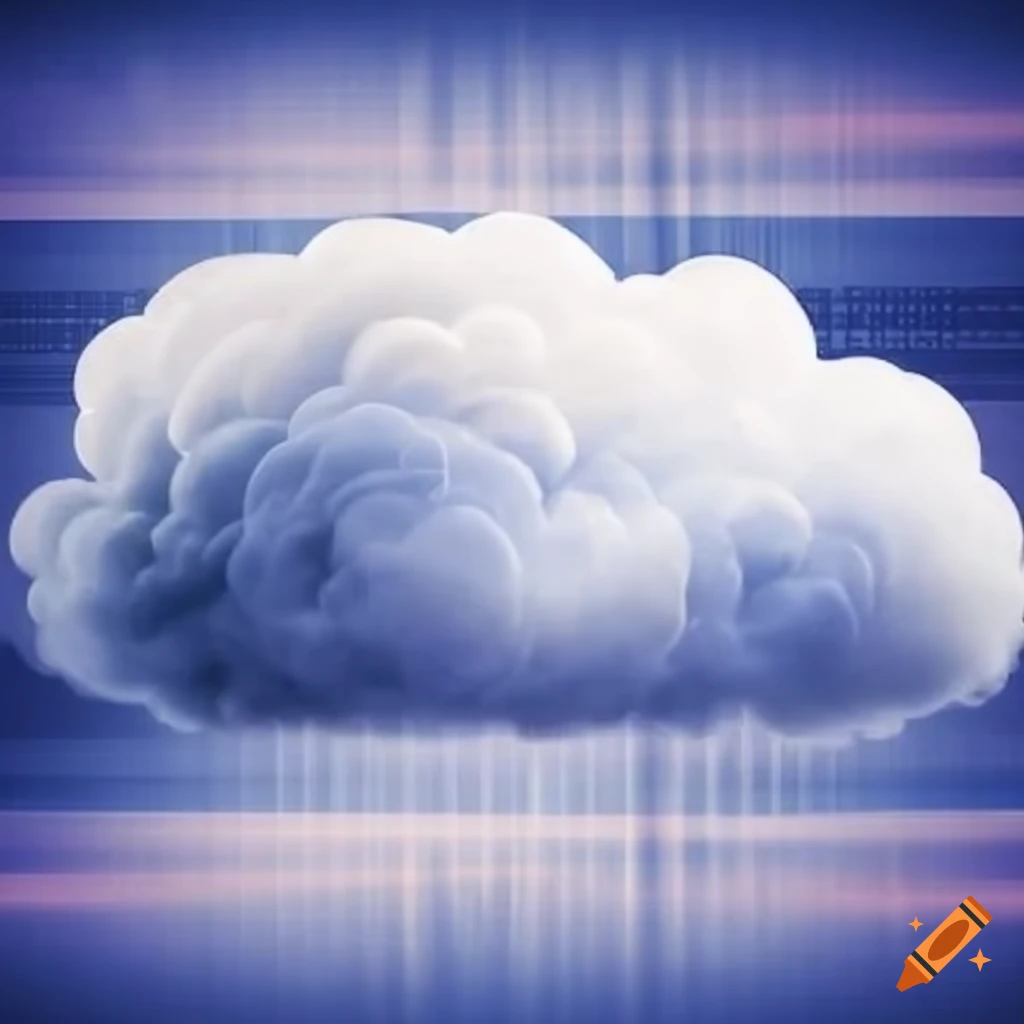 server cloud with incoming data streams