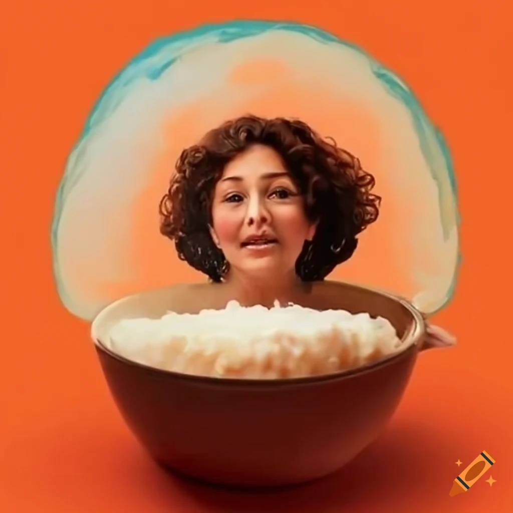 Woman Inside A Pot Of Rice Pudding woman-inside-a-pot-of-rice-pudding