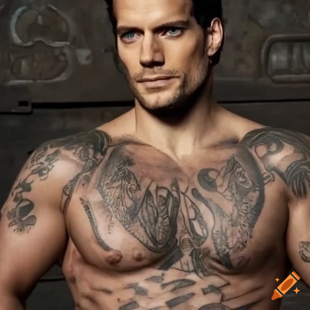 Henry Cavill as a fierce Norse warrior on Craiyon