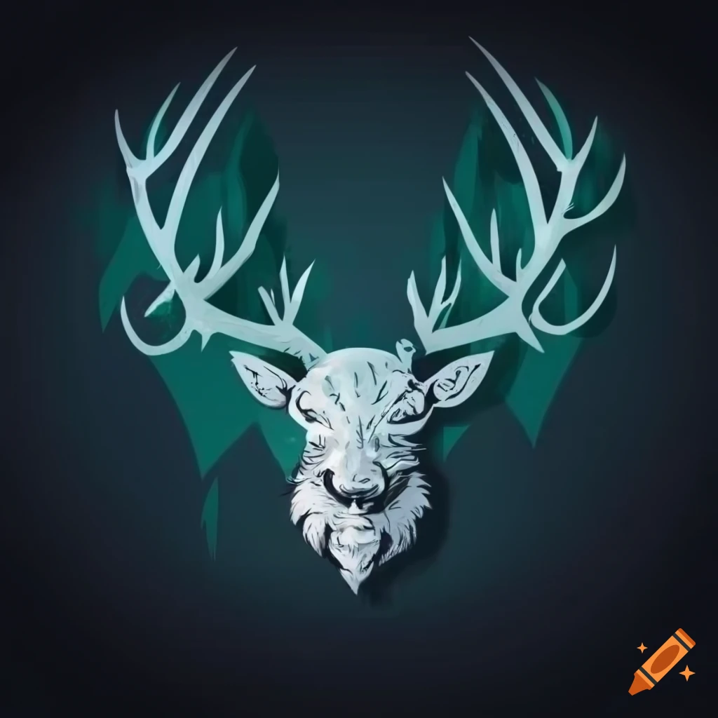 Premade Deer Logo For Sale | Premade Buck Animal Logo - Lobotz LTD