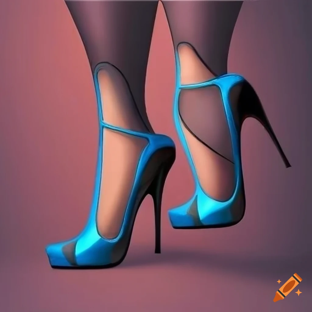 4K, render, high heels, simple background, 3D, CG, HD Wallpaper | Rare  Gallery