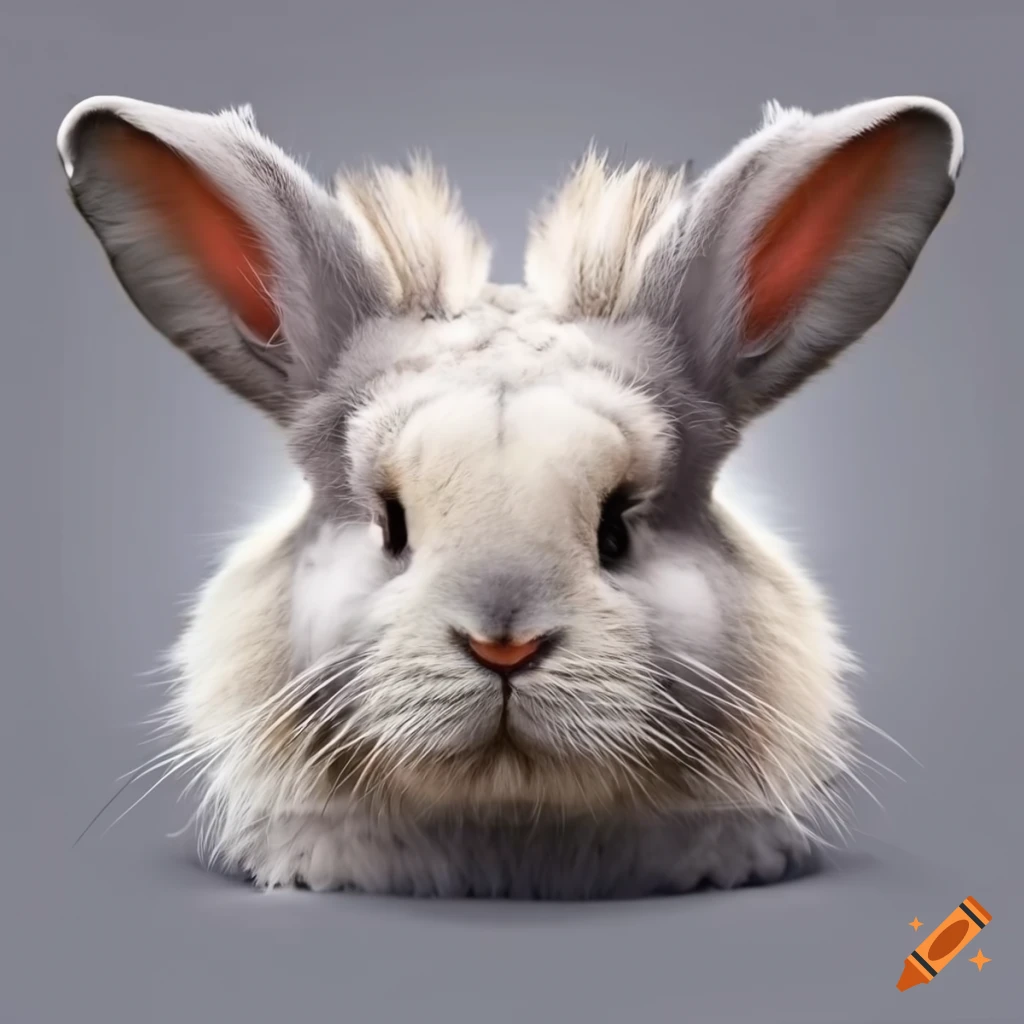 White rabbit with red eyes on Craiyon