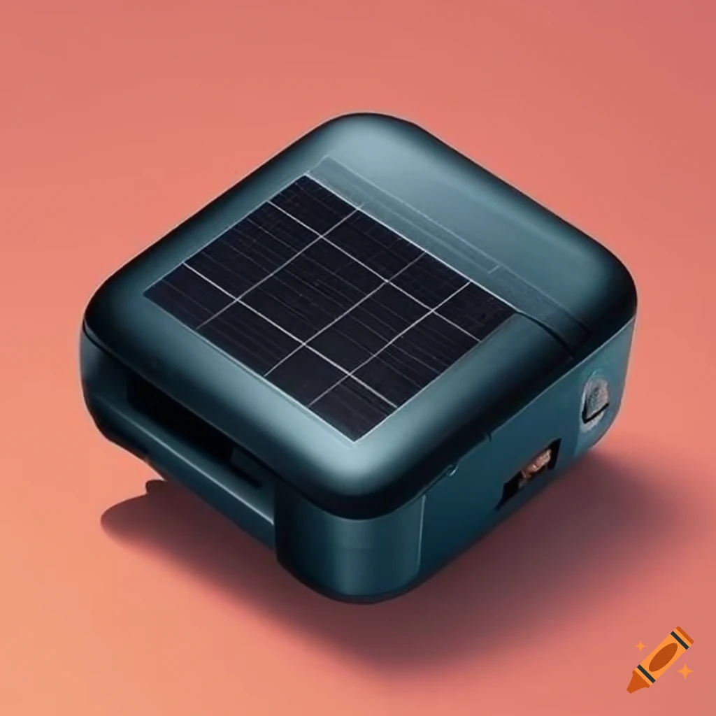 Smart tumbler with phone screen and solar panel on Craiyon