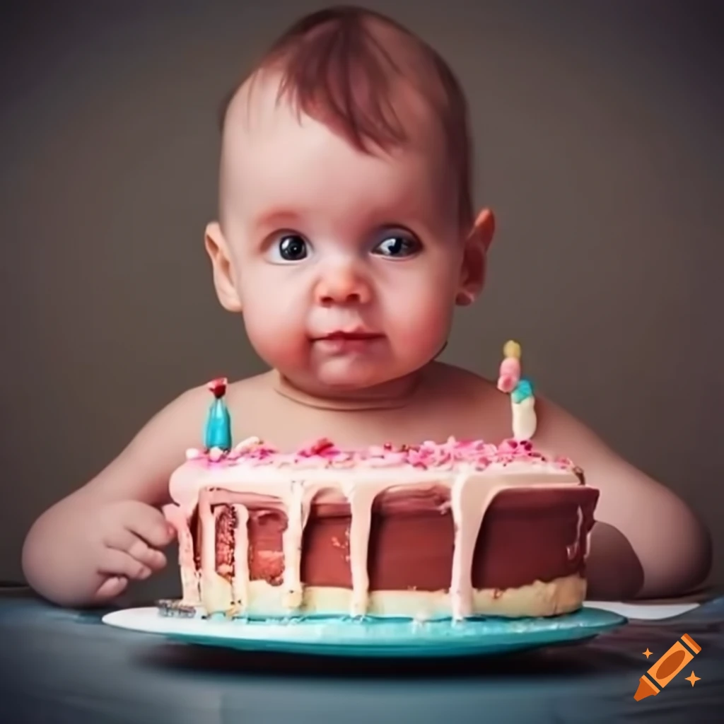 Little kid cutting cake and coming up with a new emote｜TikTok Search