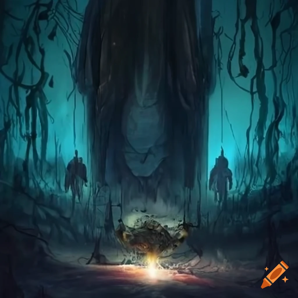 impressive artwork of an imaginary world