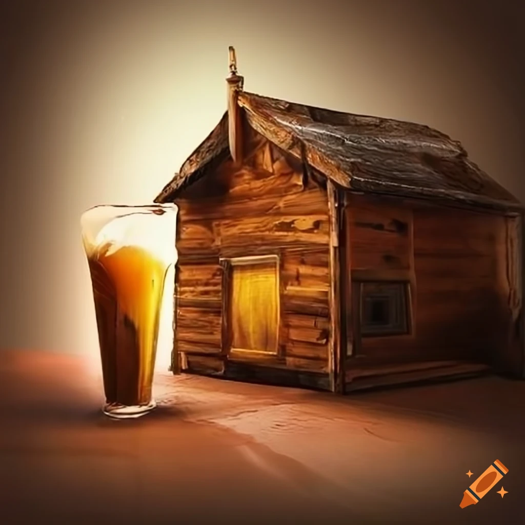 cabin with people enjoying drinks
