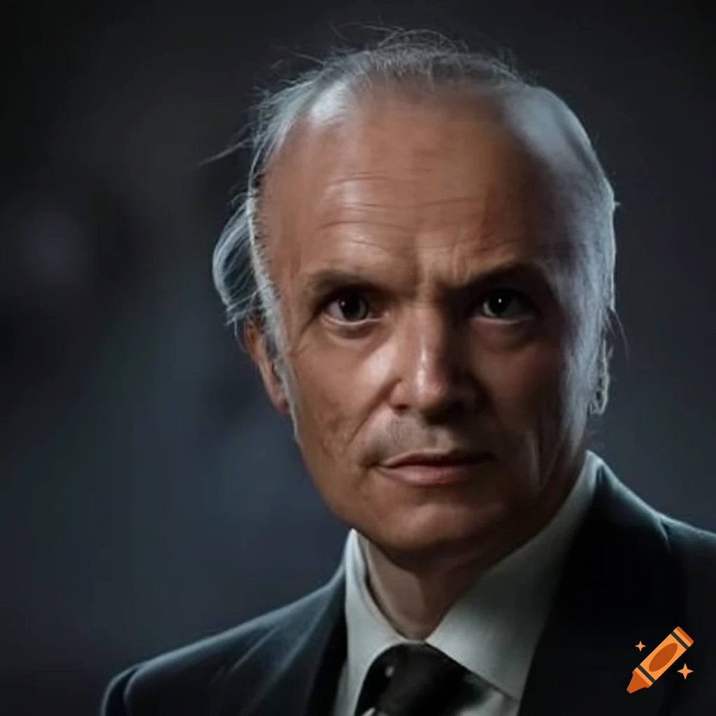 Image of a company director holding a bill on Craiyon