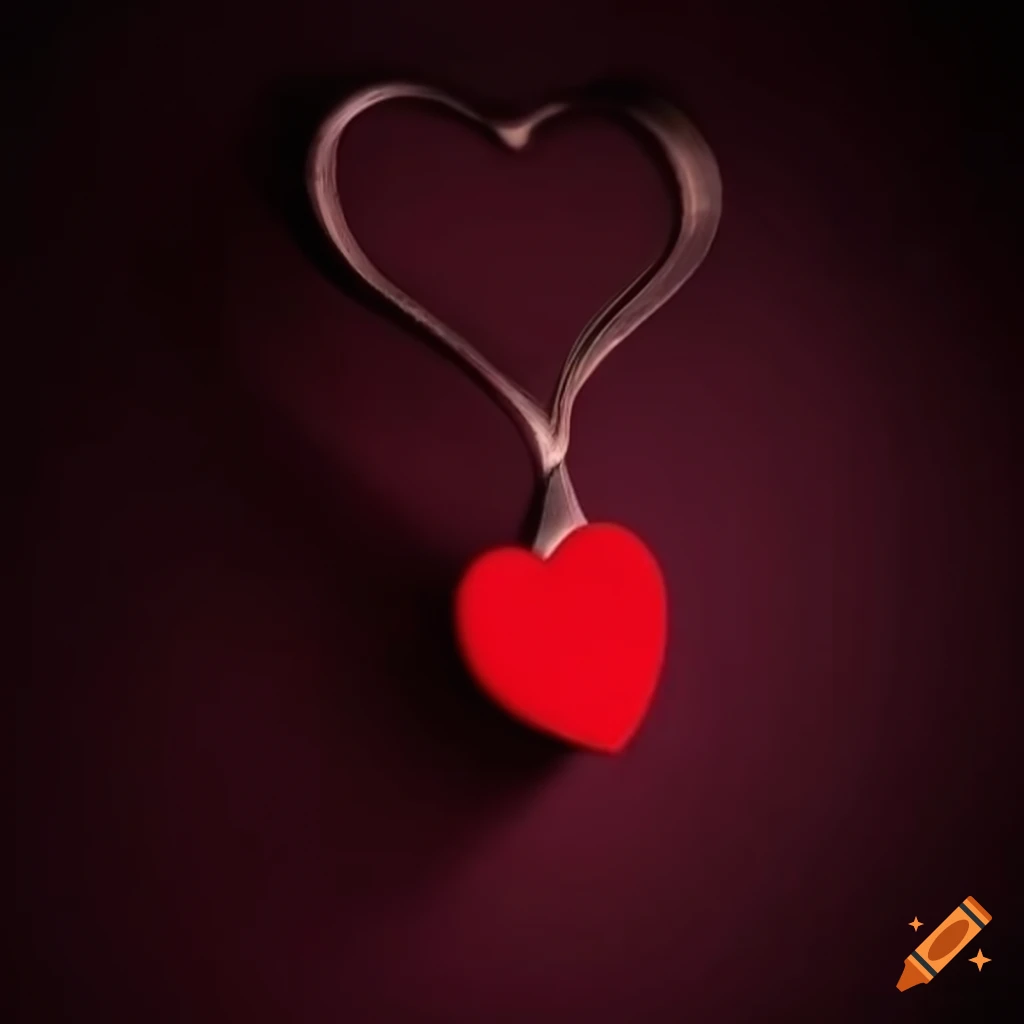 triangle love heart symbol