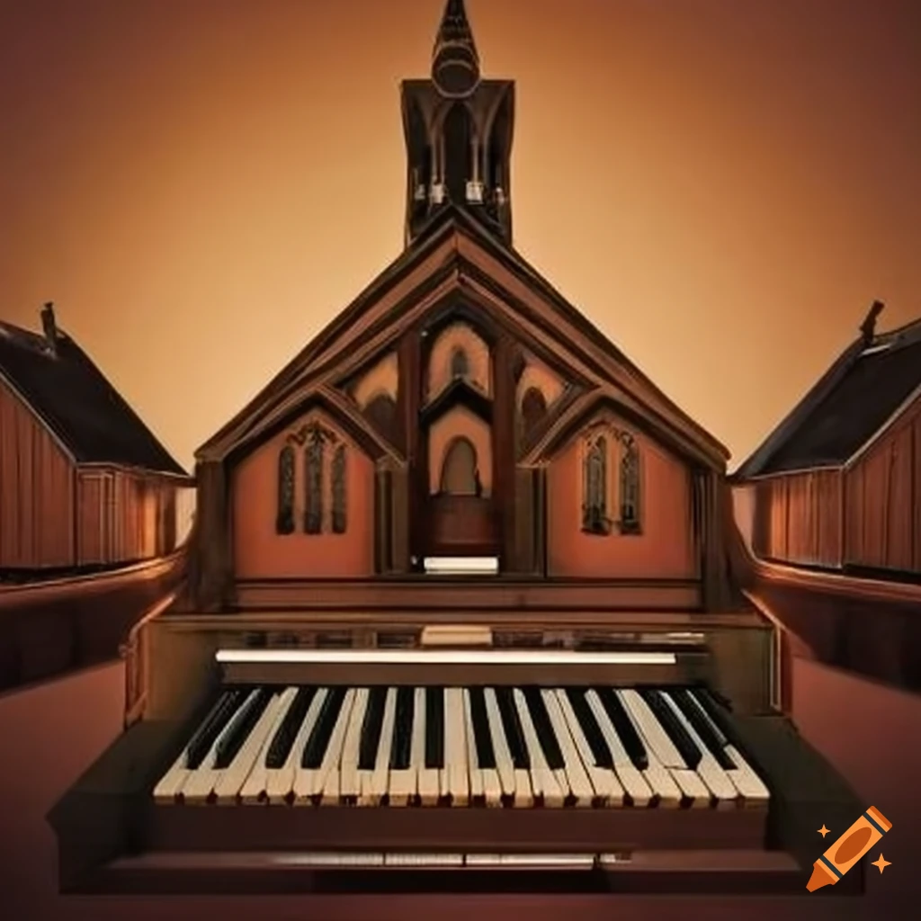 Unique church constructed with piano keys