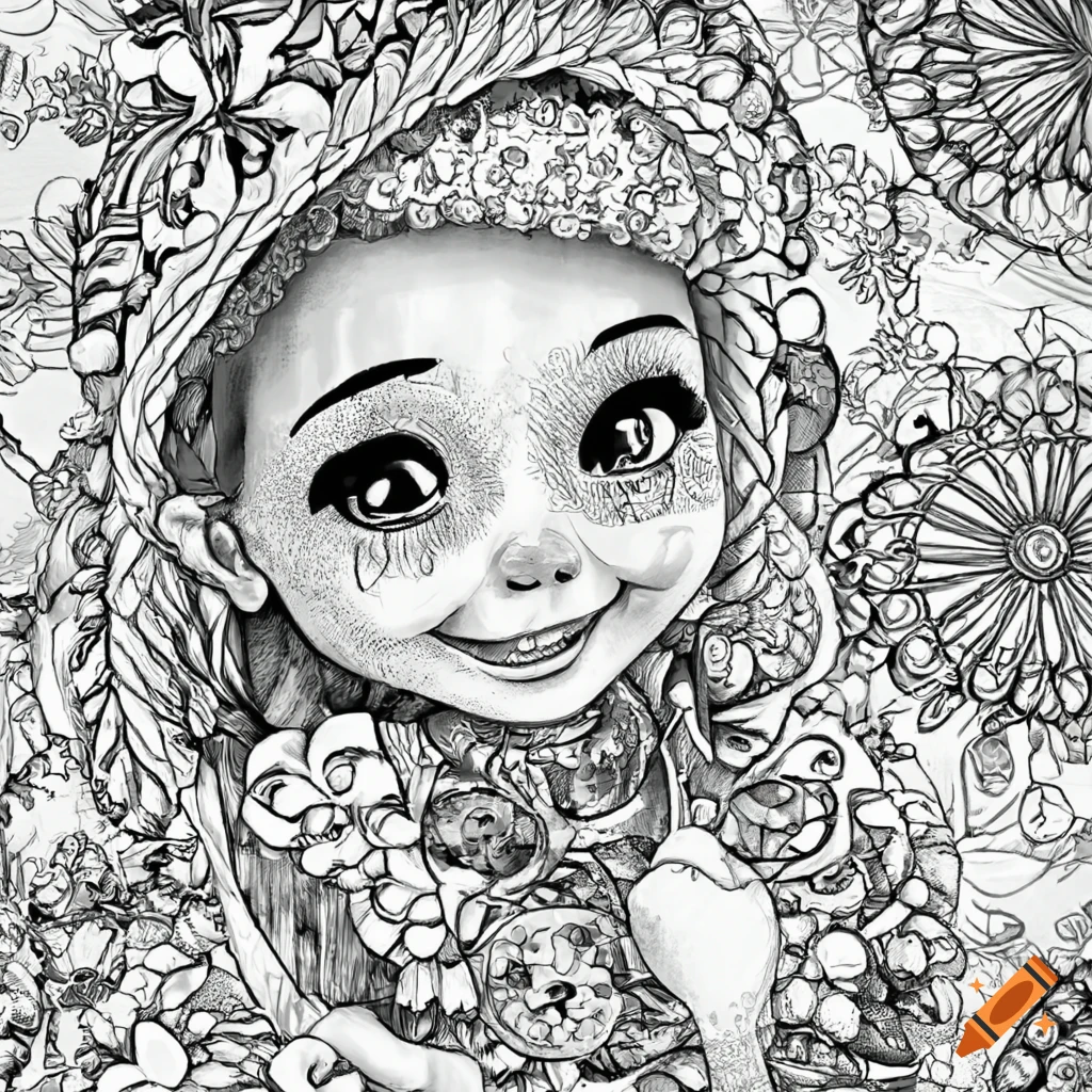 Pretty and Simple Adult Coloring Book One: Pretty Grayscale Photo