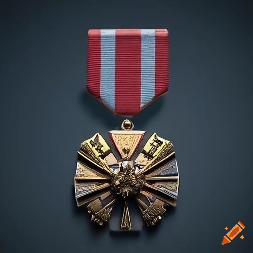 Military medal for space combat kills on Craiyon